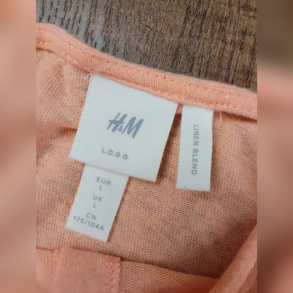 H&M L.O.G.G. linen blend tank top - Picture 5 of 9